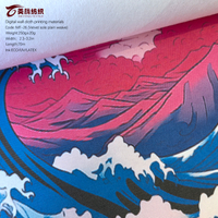 Digital inkjet-Velvet sole plain weave